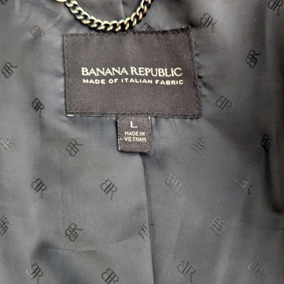 Banana Republic Moto Snow Leopard Print Alpaca Coat - Full Zip - Picture 7 of 16